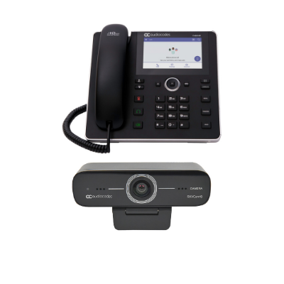 AudioCodes RXVCAM10-B15 Teams C450HD IP Phone and USB Camera Bundle