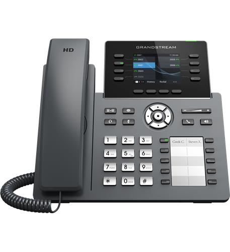 Grandstream GRP2634 8-line Carrier- Grade IP Phone w/labels