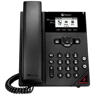 Poly OBi VVX 150 2-Line IP Phone and PoE-enabled 911N3AA